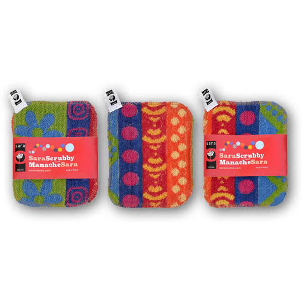 Sara Cucina 3-Piece Scrubby Set